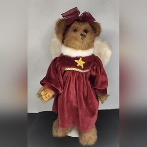 The Bearington Collection –Aurora Christmas Angel Bear –  Retired 12" - #1354